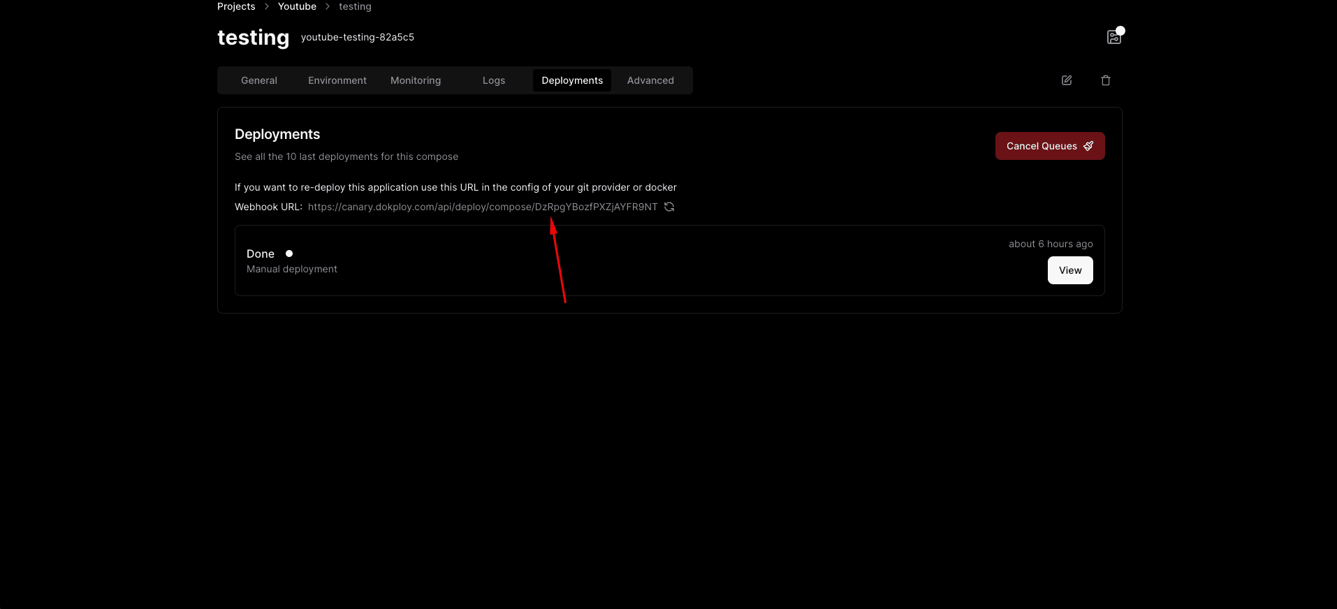 Webhook URL